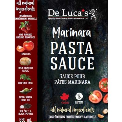 De Luca s Marinara Pasta Sauce 680 ml