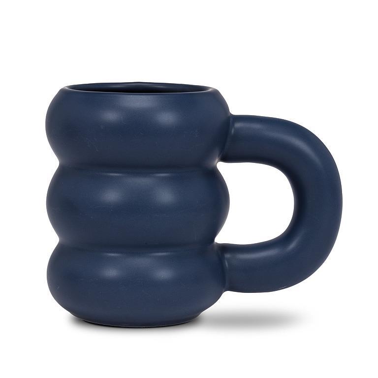 Matte Bubble Mug- Navy Blue