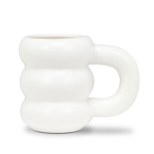 Matte White Bubble Mug