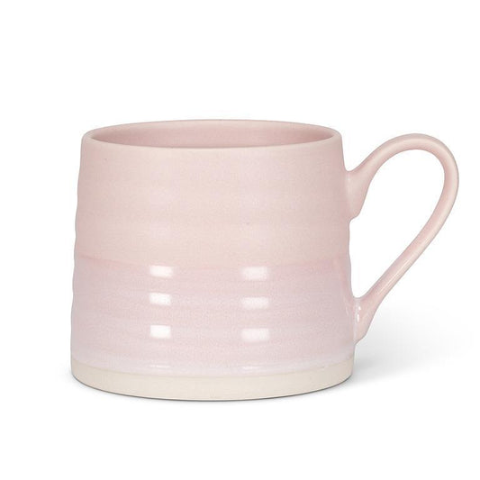 Light Pink Ridged Mug