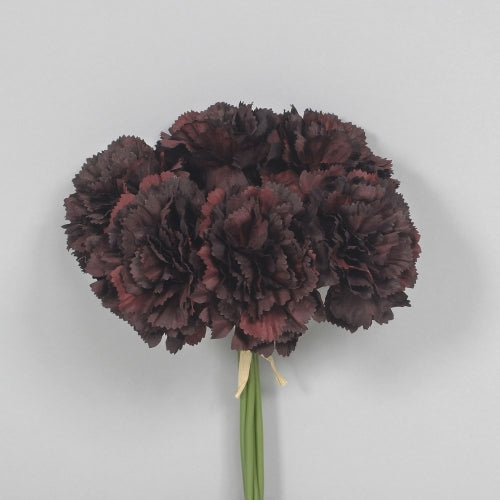 Burgundy Black Carnation Bundle