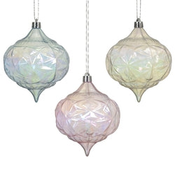 Iridescent Shatterproof Drop Ornaments