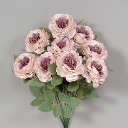 Cream & Mauve Ranunculus Bush