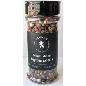 De Luca's Whole Mixed Peppercorns- 90g.